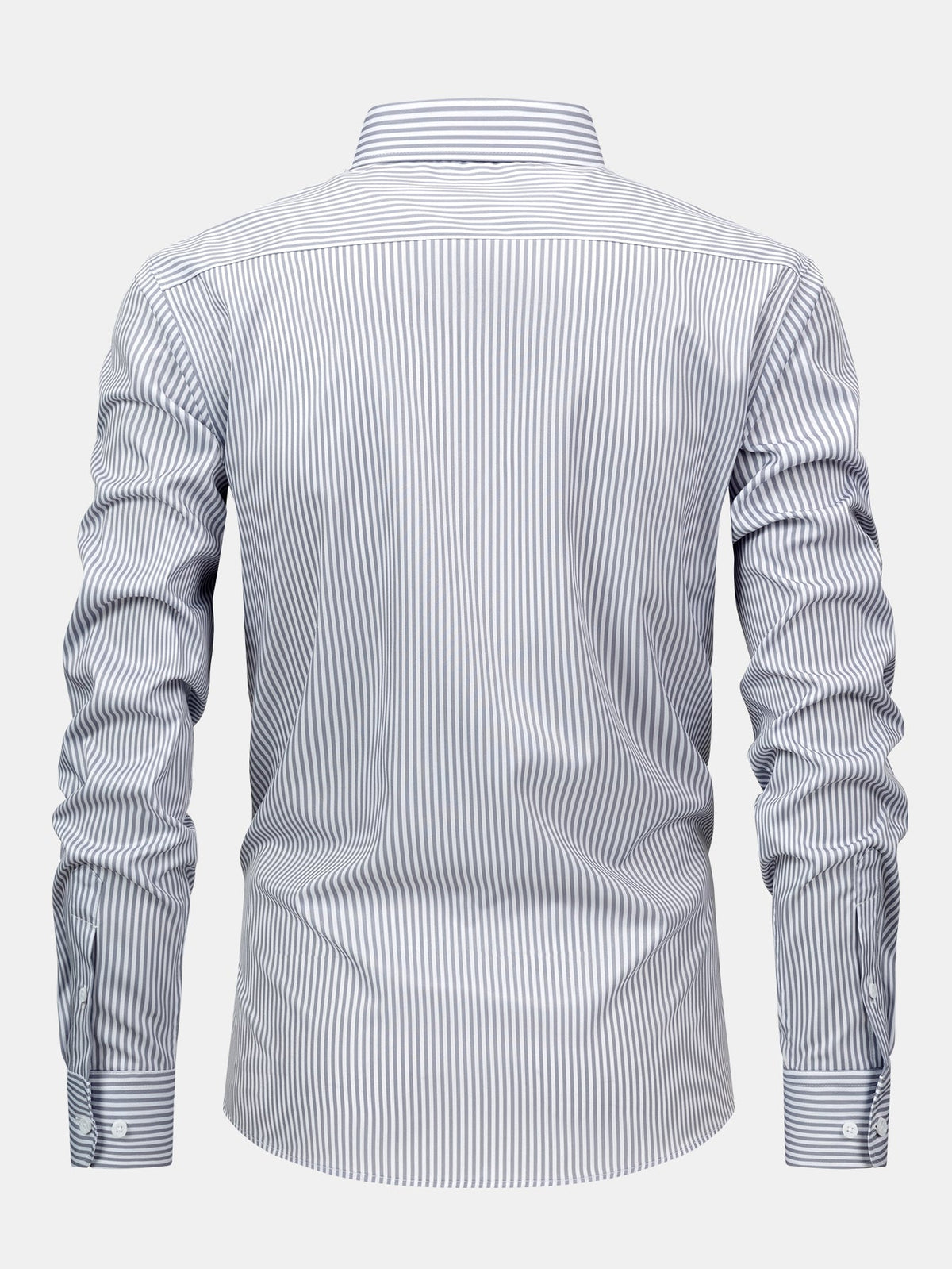 Long Sleeve Striped Shirt with Buttons