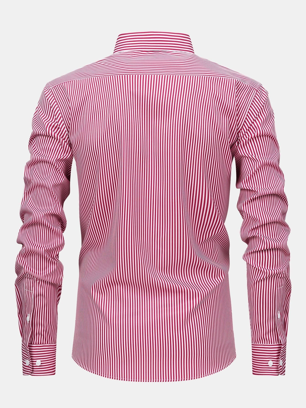 Long Sleeve Striped Shirt with Buttons