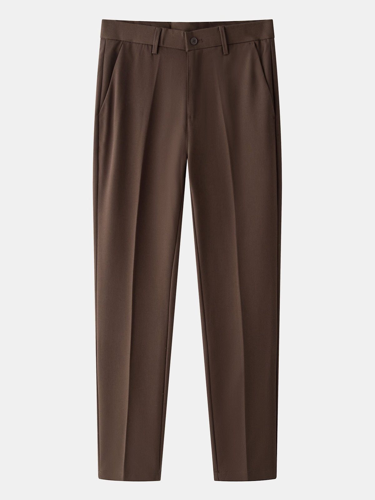 Contrast Stripe Trim Waffle Polo & Slim Fit Tapered Trousers