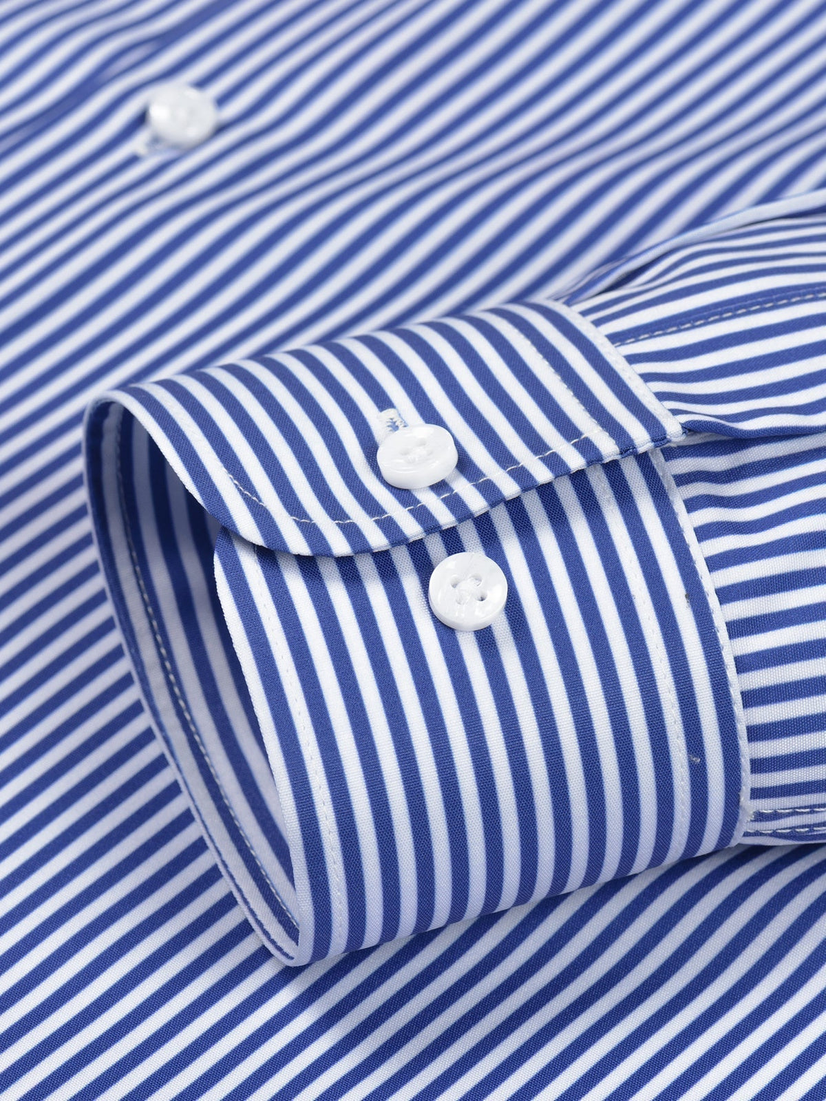 Long Sleeve Striped Shirt with Buttons