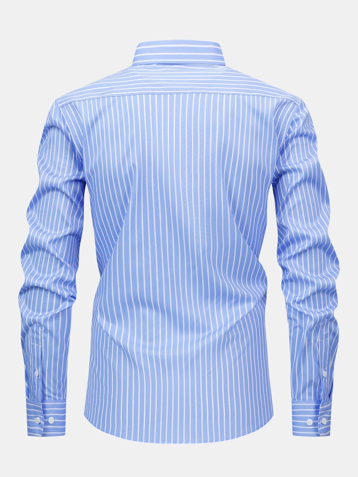 Long Sleeve Striped Shirt with Buttons