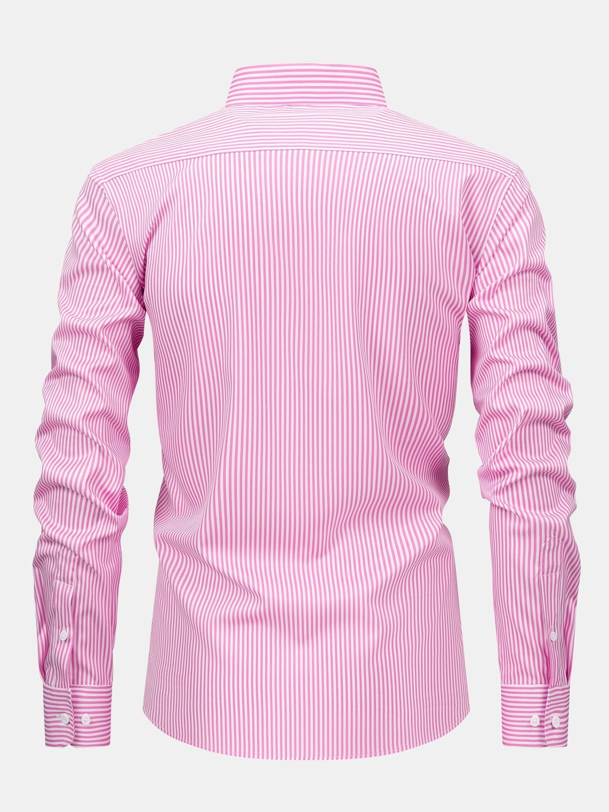 Long Sleeve Striped Shirt with Buttons