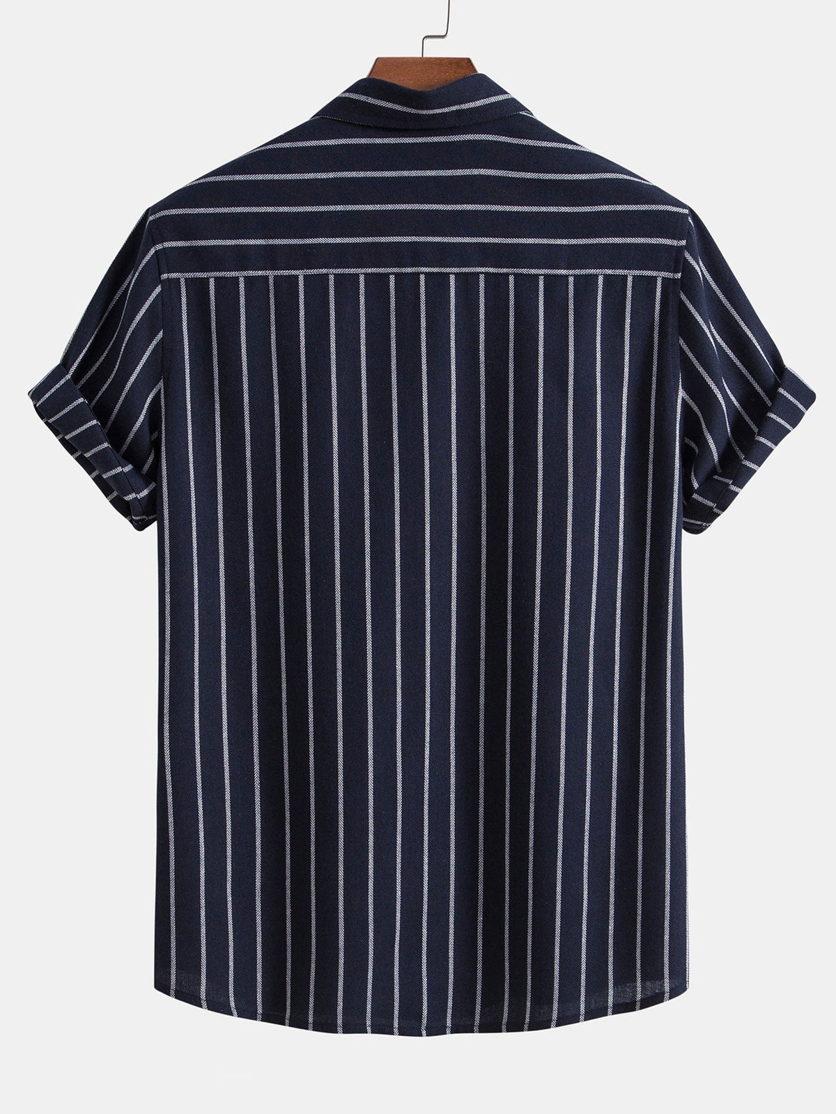 Cotton Brot Strangement Butt Up Shirt
