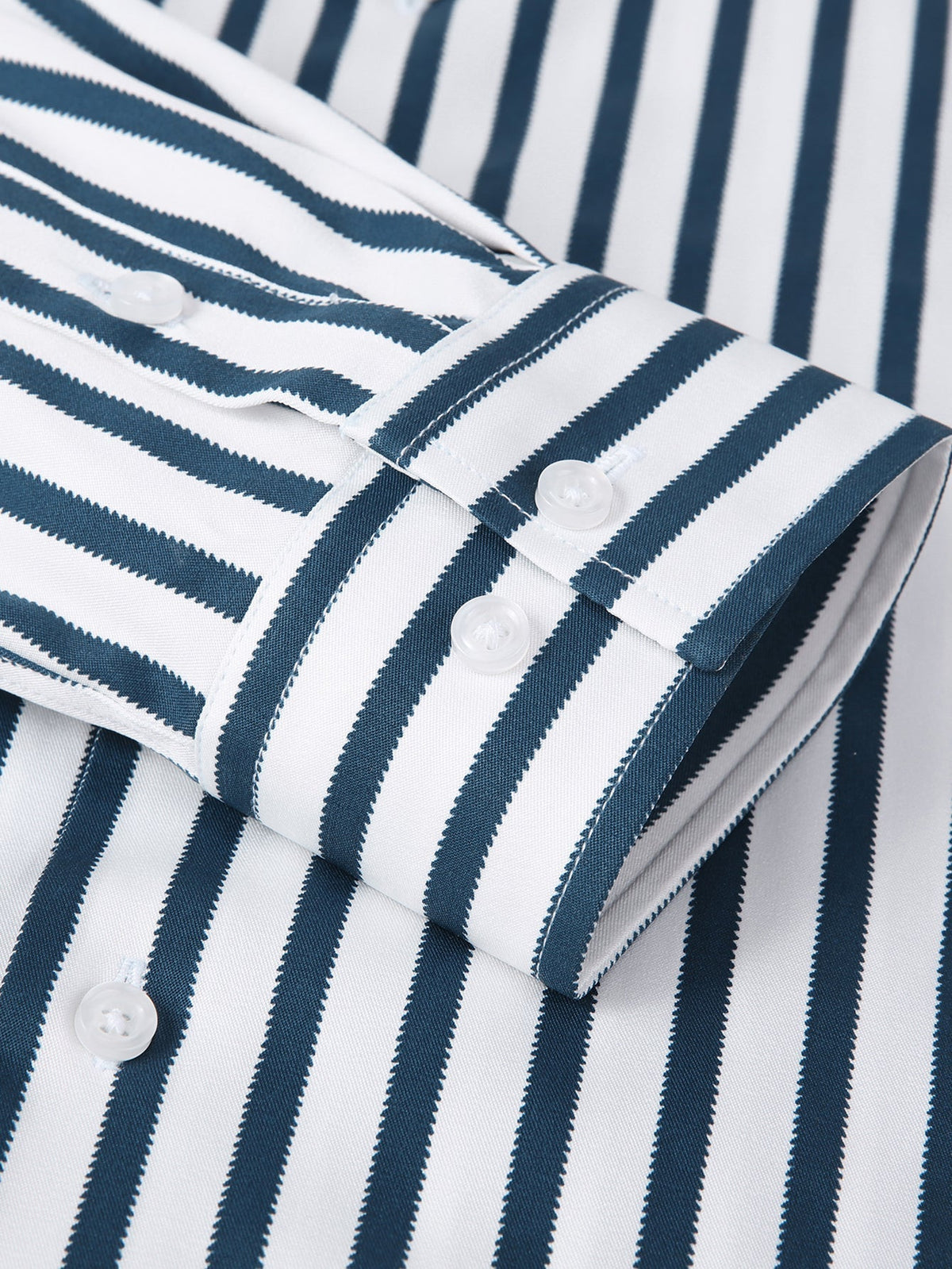 Long Sleeve Striped Shirt with Buttons