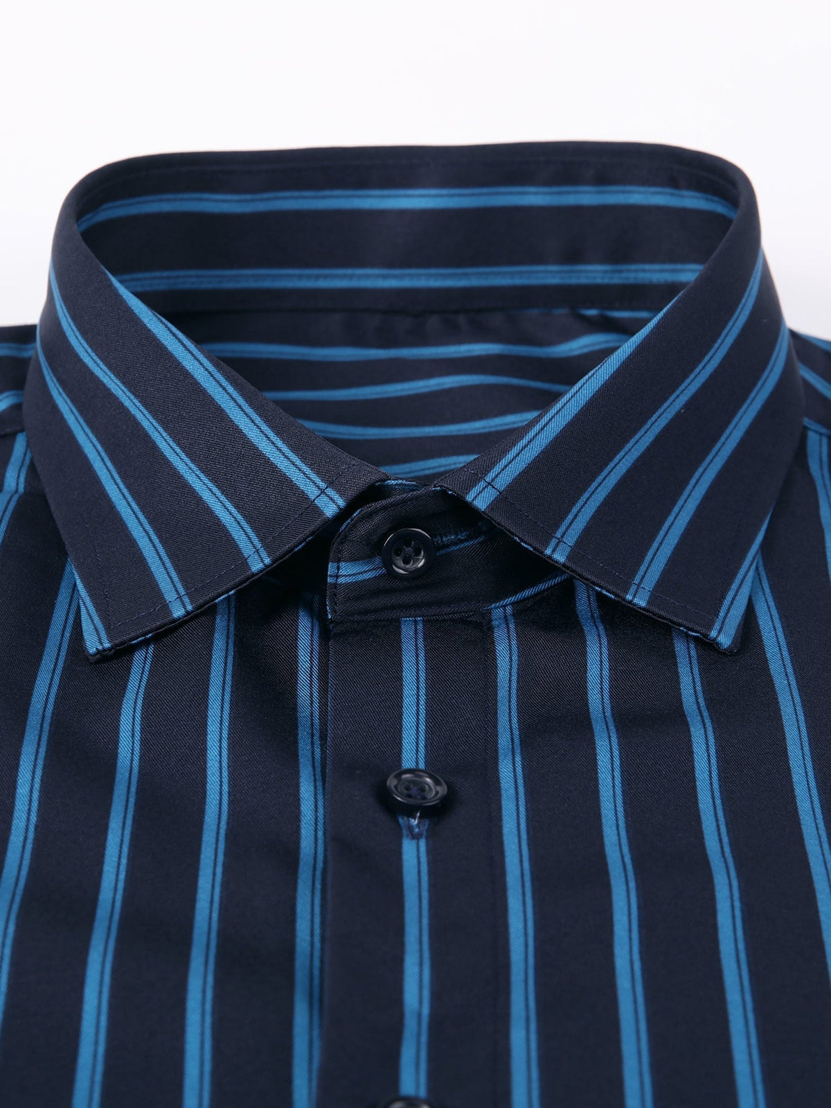 Long Sleeve Striped Shirt with Buttons