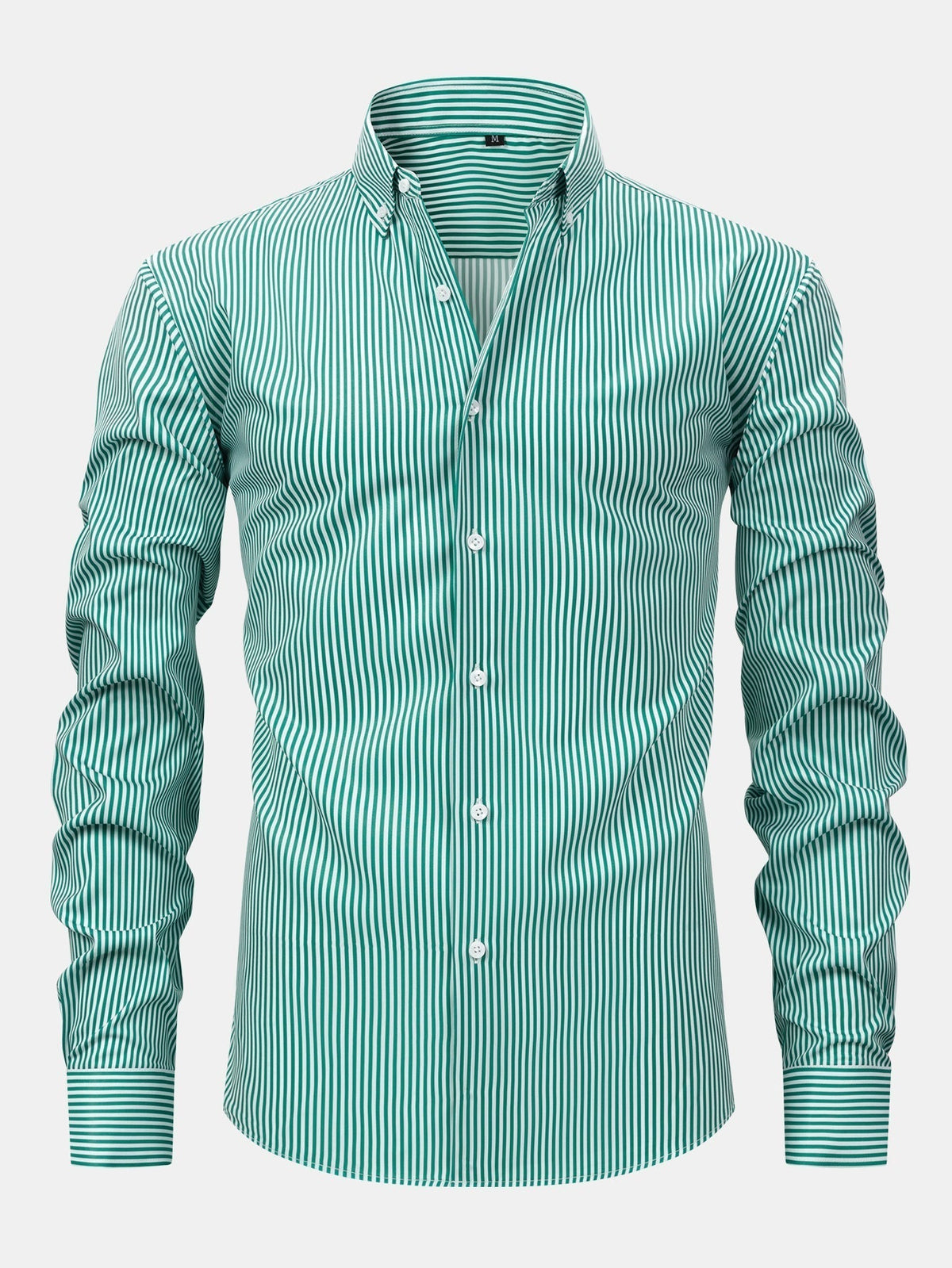 Long Sleeve Striped Shirt with Buttons