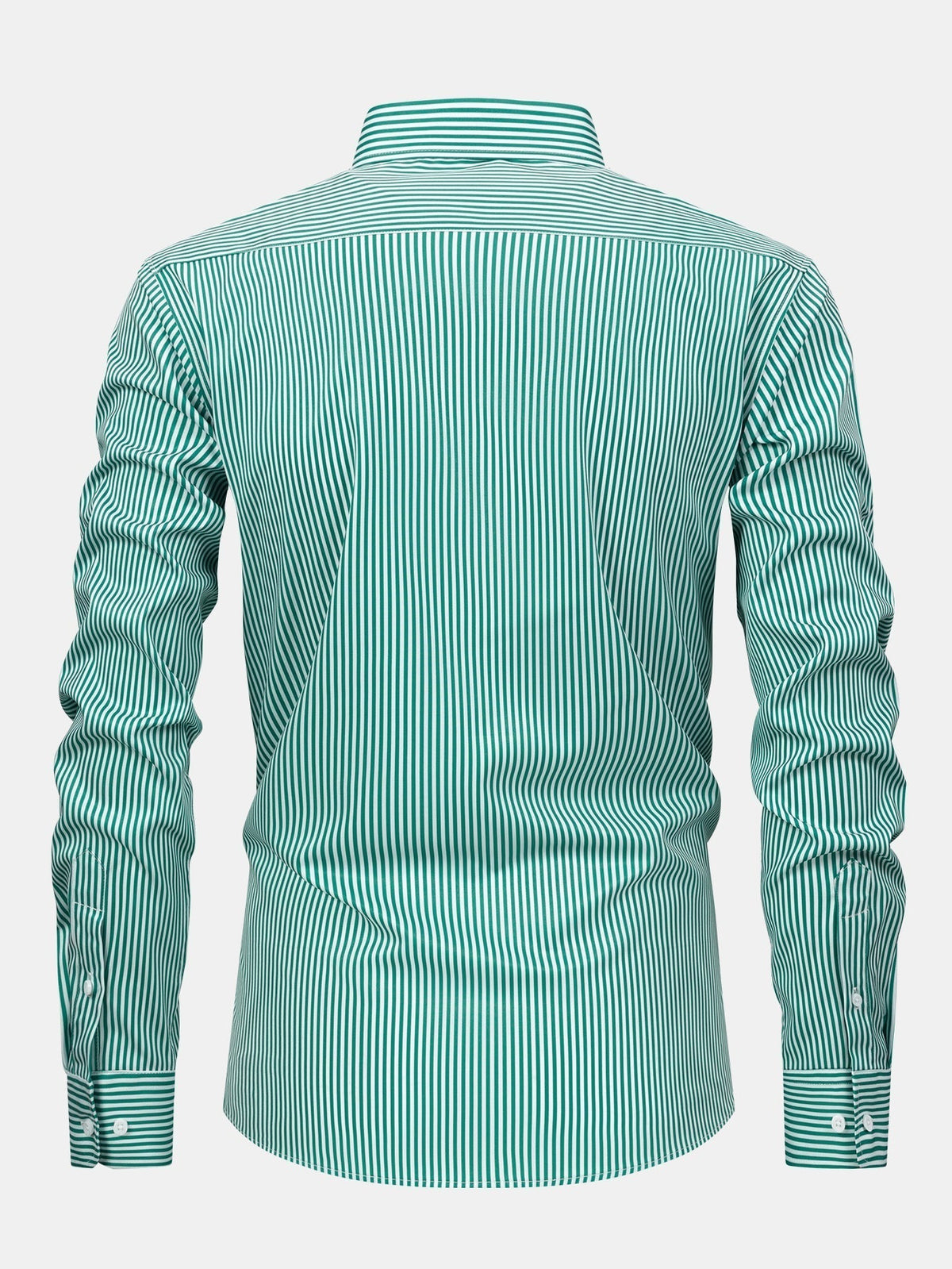 Long Sleeve Striped Shirt with Buttons