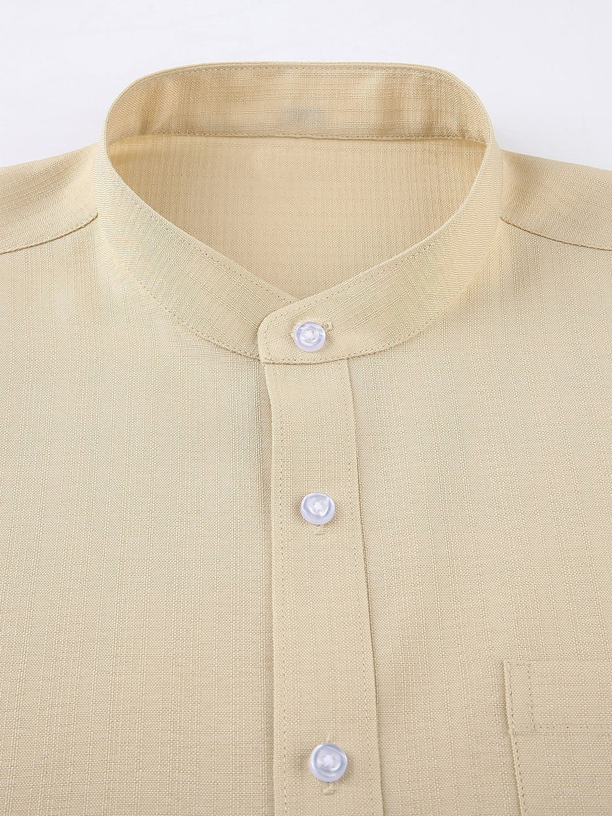Textured Long Sleeve Turtleneck Shirt