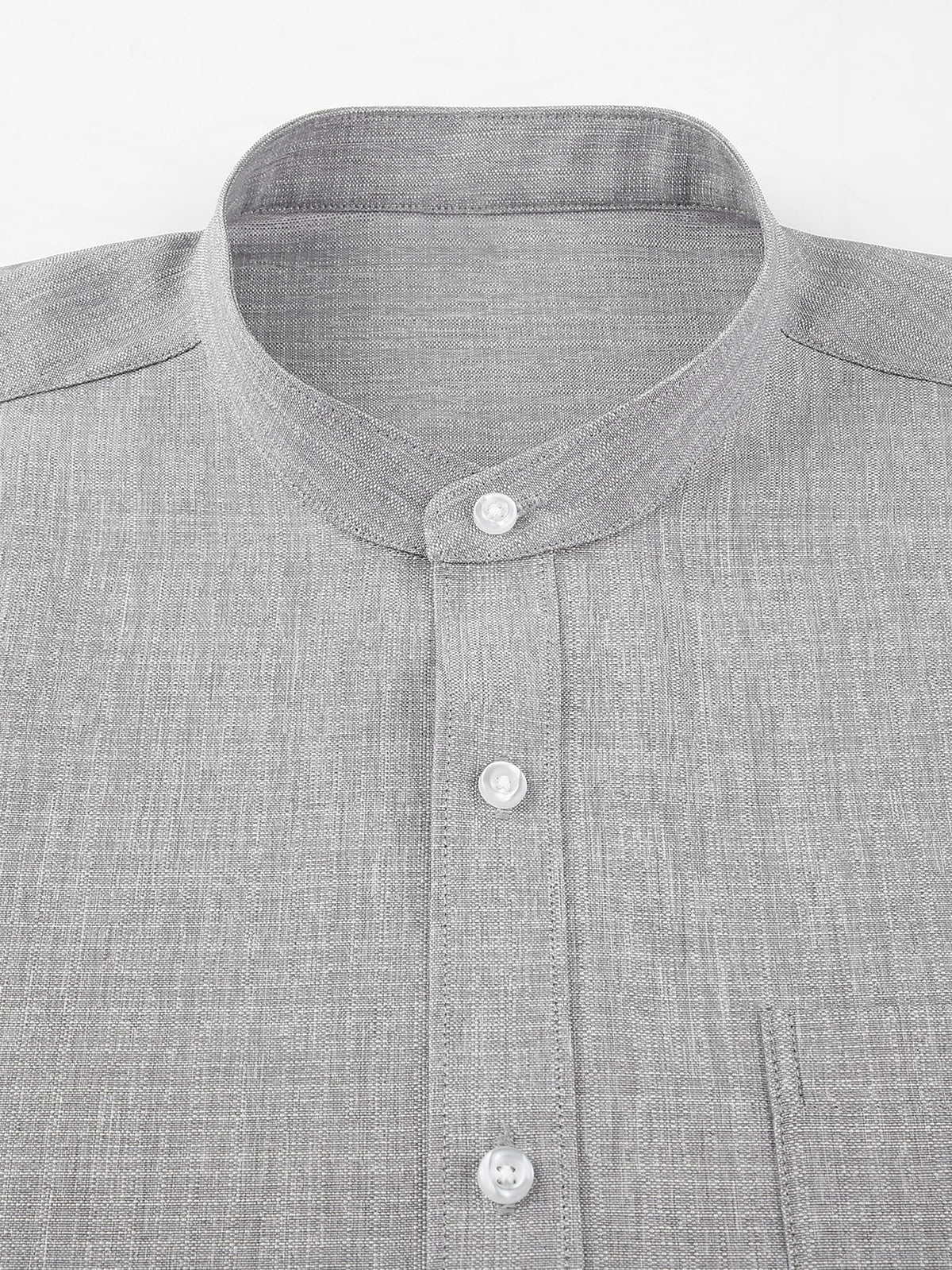 Textured Long Sleeve Turtleneck Shirt
