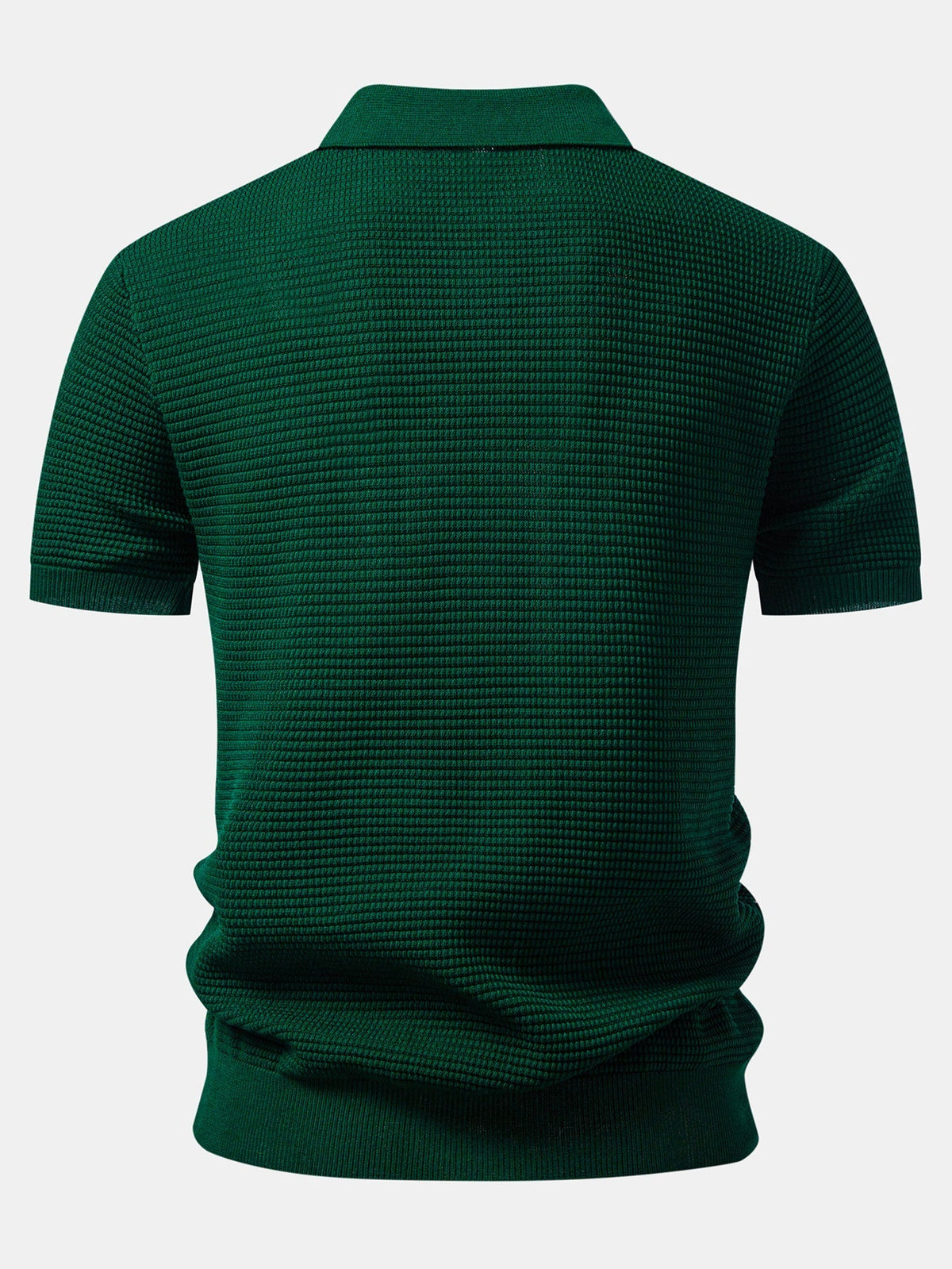 Contrast Zipper Polo & Slim Fit Tapered Trousers