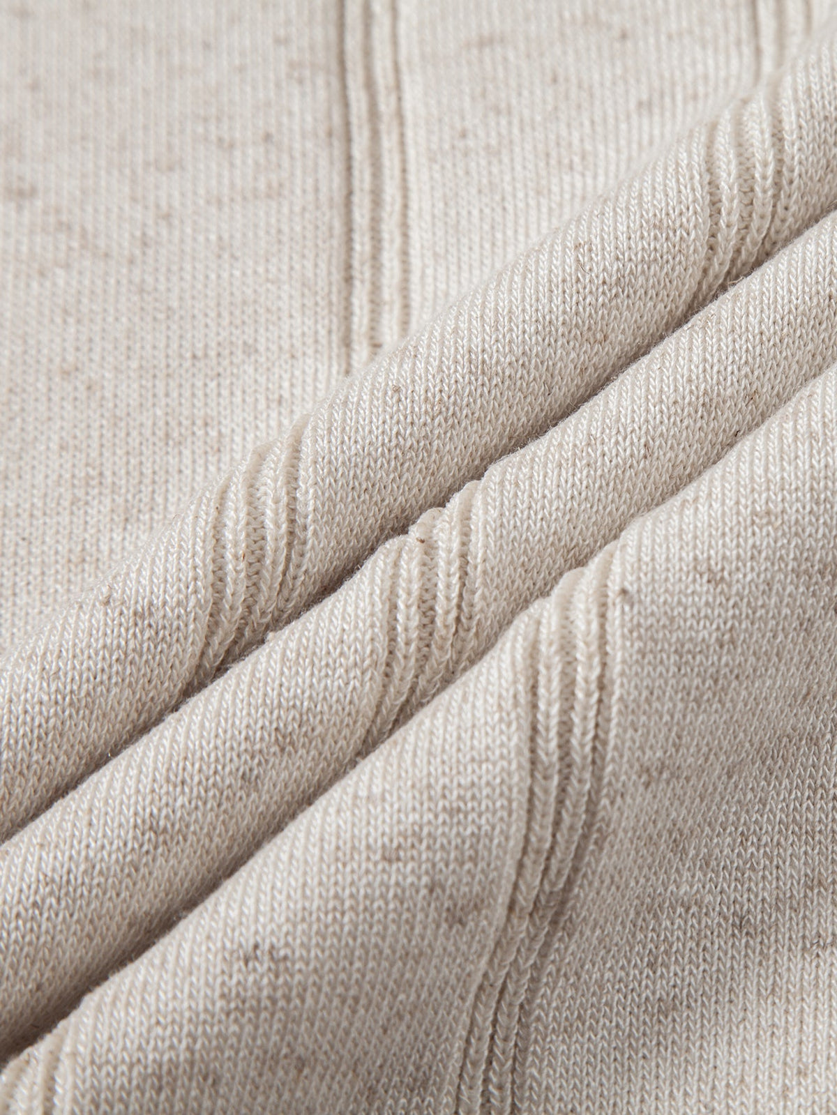 Linen Ribbed Knit Polo & Slim Fit Tapered Trousers