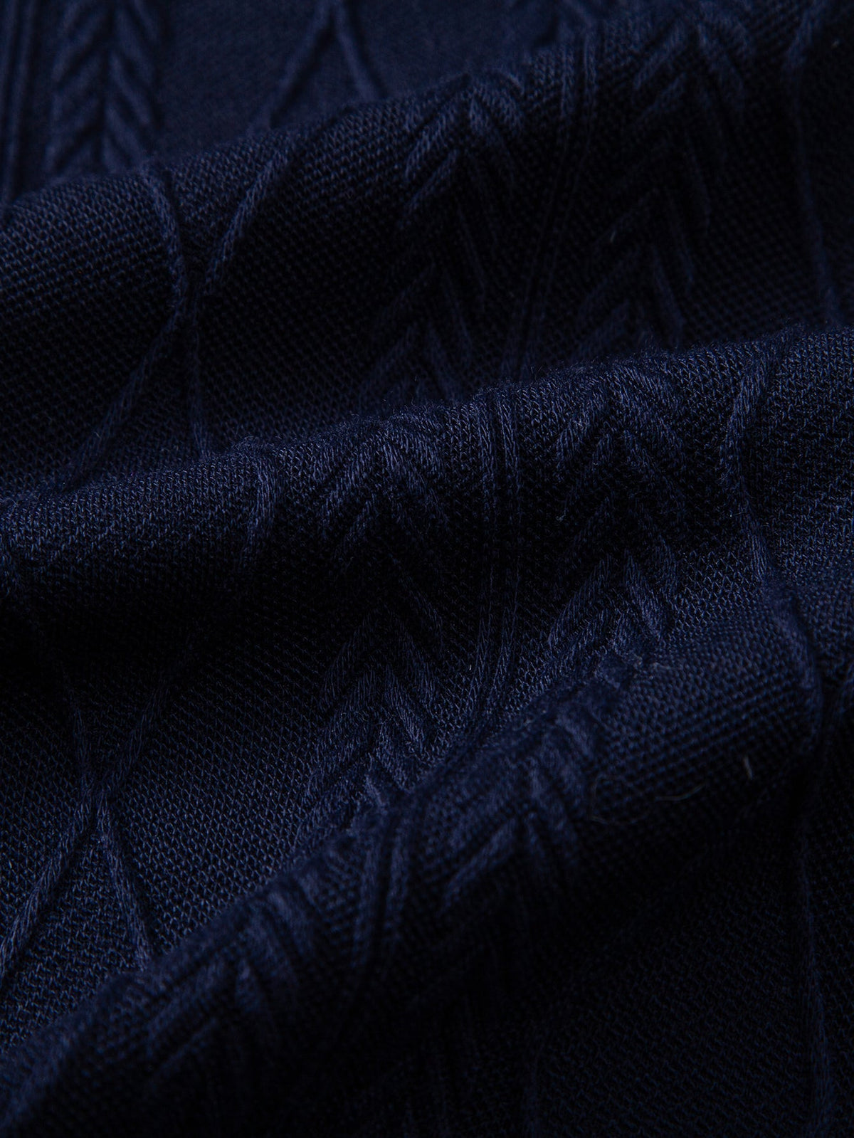 Contrast Geometry Jacquard Knit Polo & Slim Fit Tapered Trousers