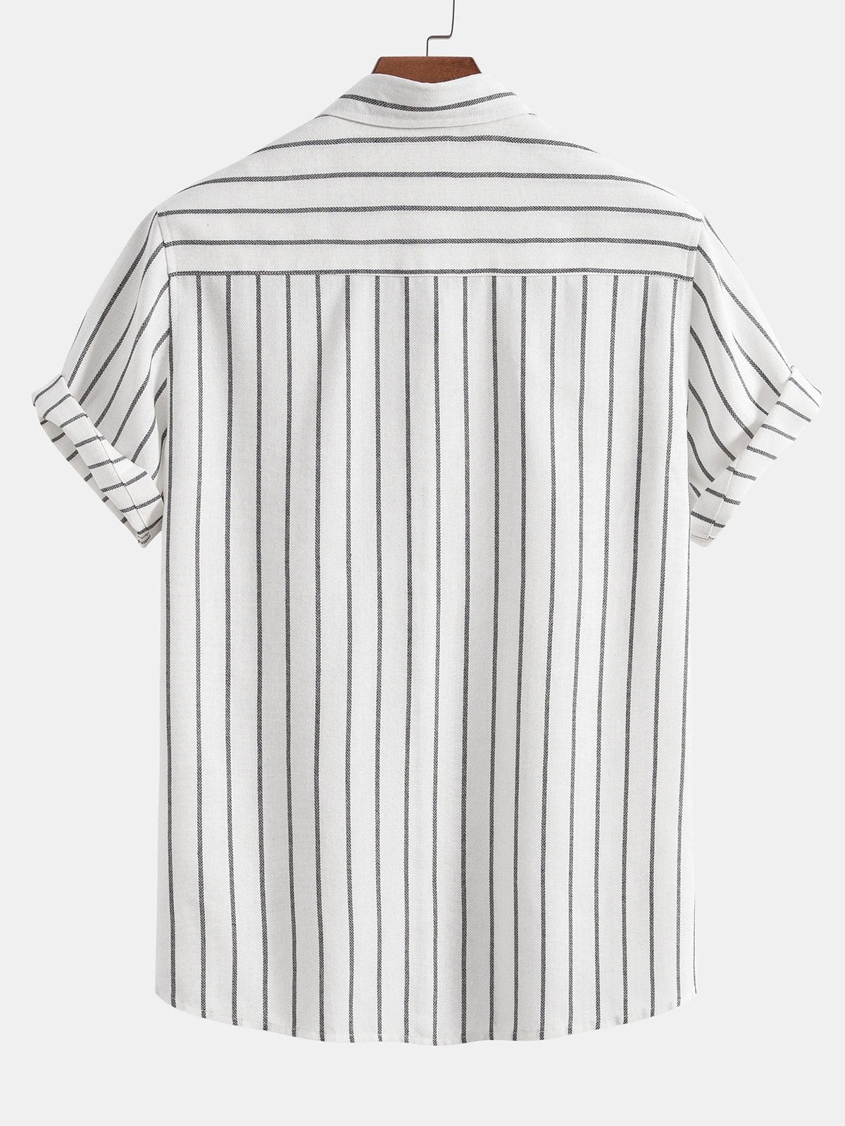 Cotton Brot Strangement Butt Up Shirt