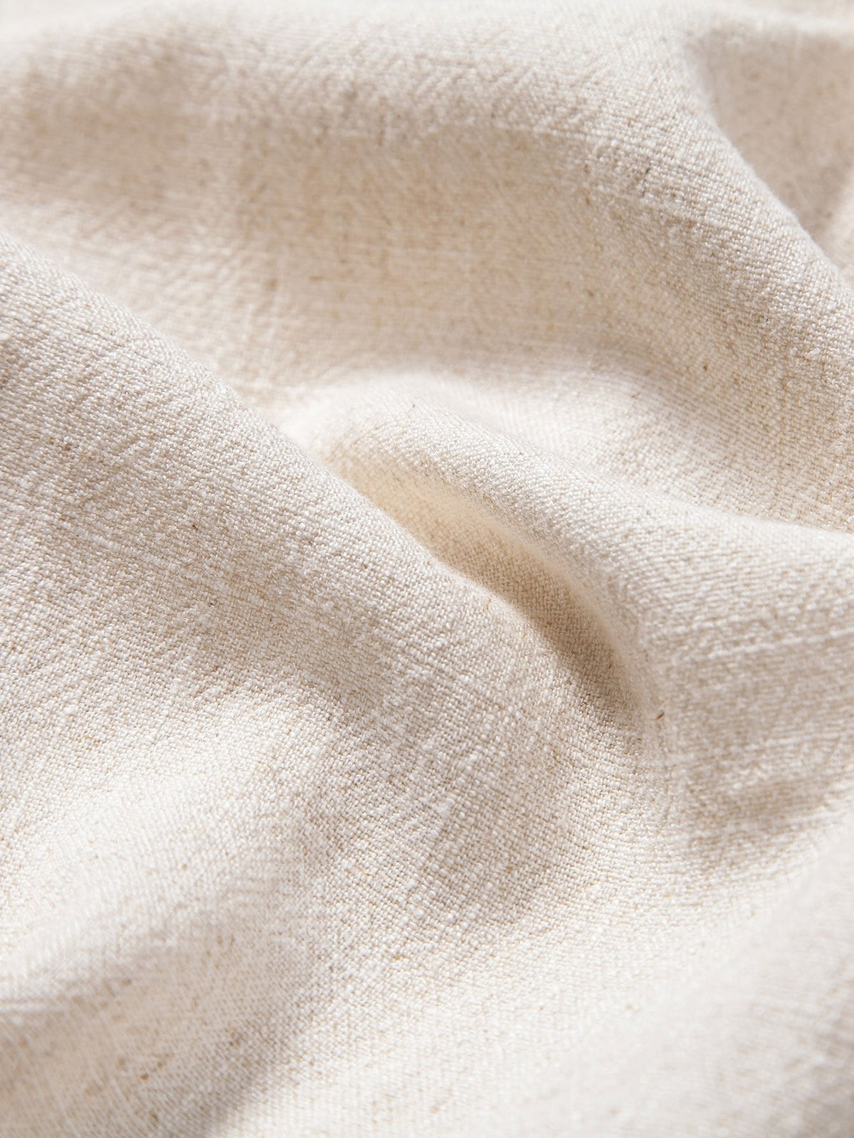Linen and Rayon V-Neck Short Sleeve Shirt
