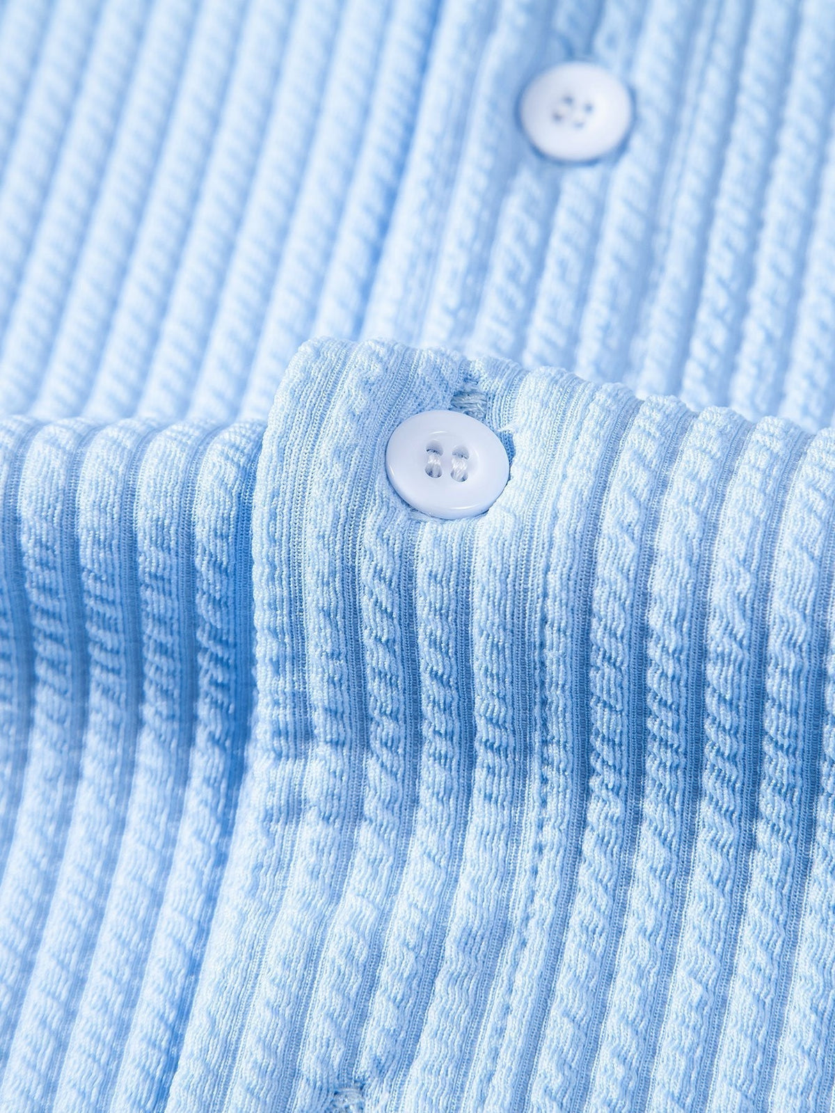 Muscle Ribbed Support Collar Shirt